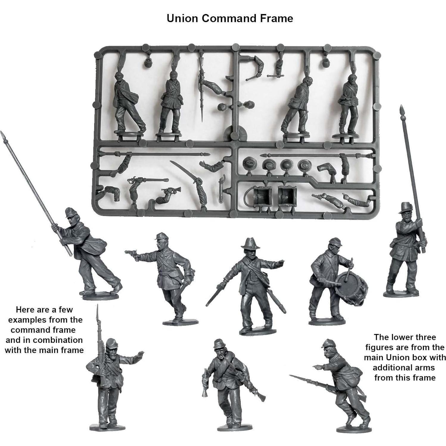 Miniaturas Infantería Unión Guerra Civil Americana 28mm Perry