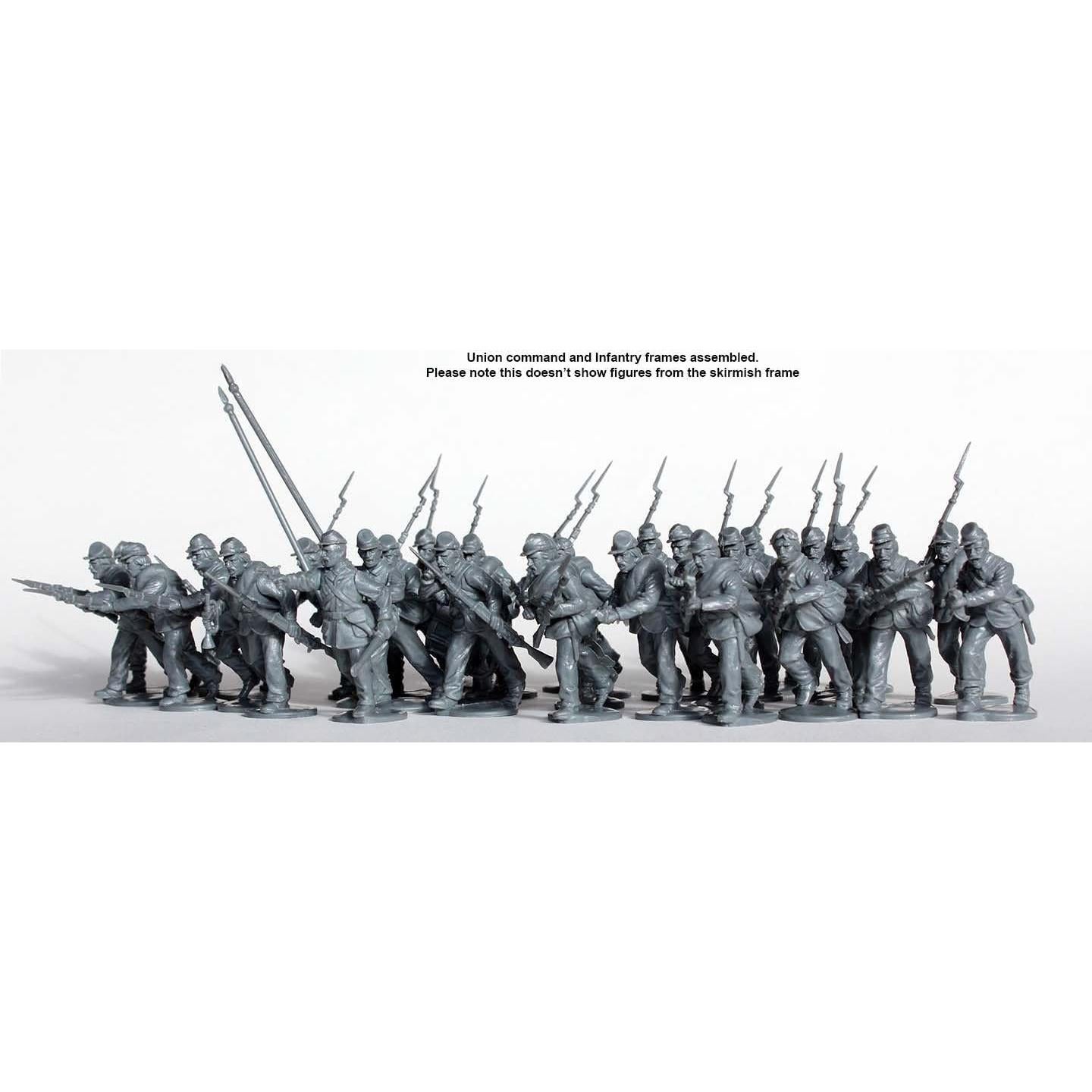 Miniaturas Infantería Unión Guerra Civil Americana 28mm Perry