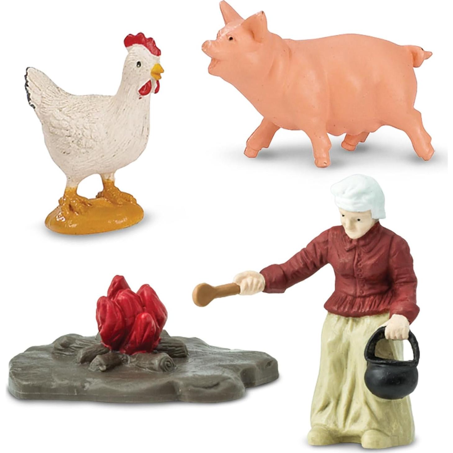 Safari Ltd. Figuras Colonos de Jamestown - 10 Piezas Educativas