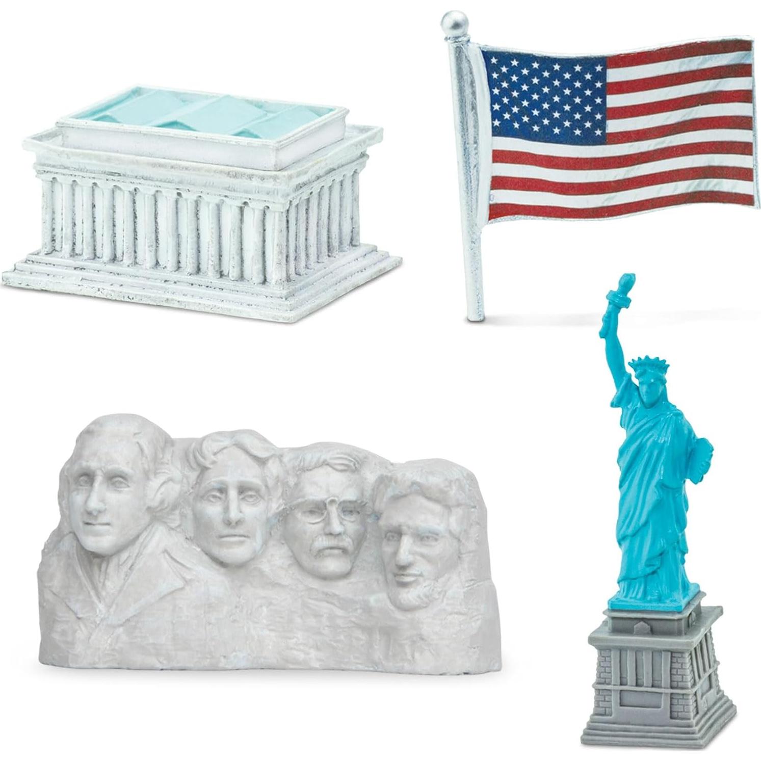 Figuras de Juguete Monumentos Icónicos Safari Ltd. 10 Piezas