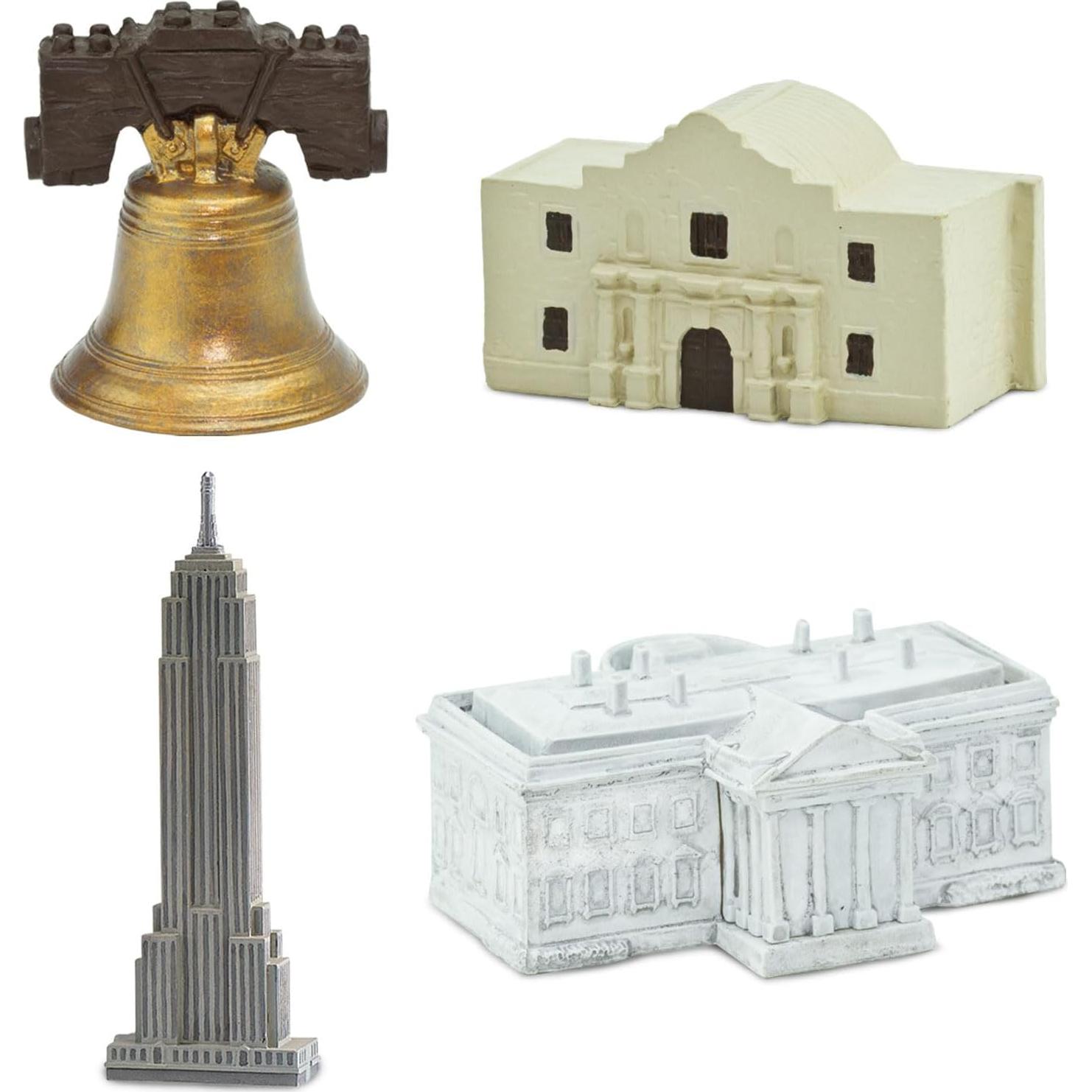 Figuras de Juguete Monumentos Icónicos Safari Ltd. 10 Piezas