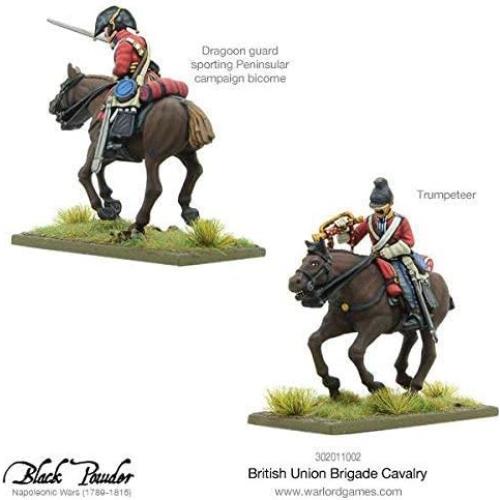 Miniaturas de Caballería Británica Warlord 28mm Sin Pintar