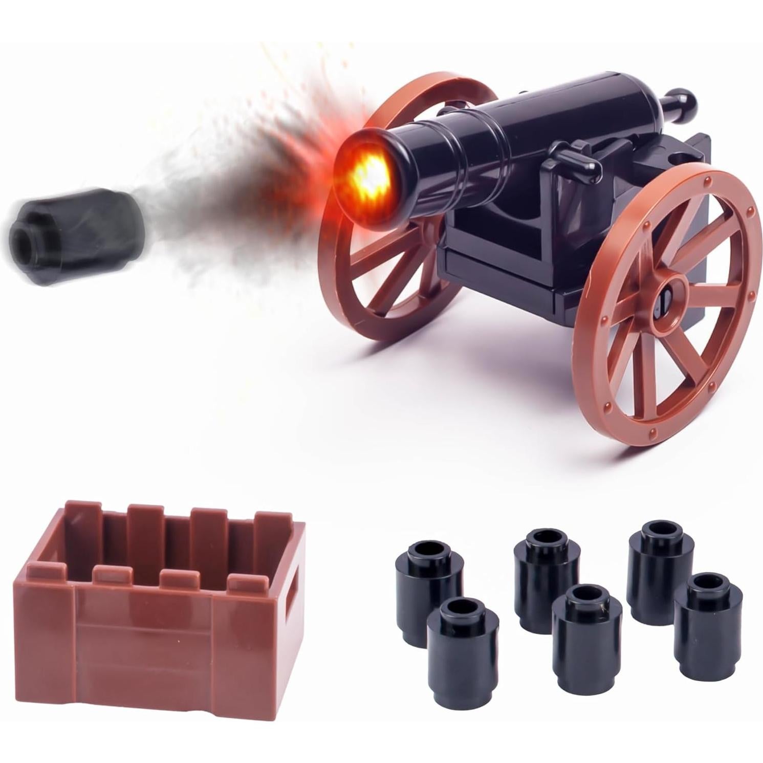 Cañón de Guerra Medieval 2 MaozyHomie Juguete 11,68 cm