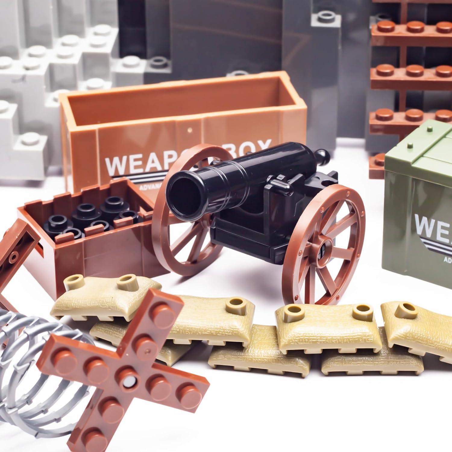 Cañón de Guerra Medieval 2 MaozyHomie Juguete 11,68 cm