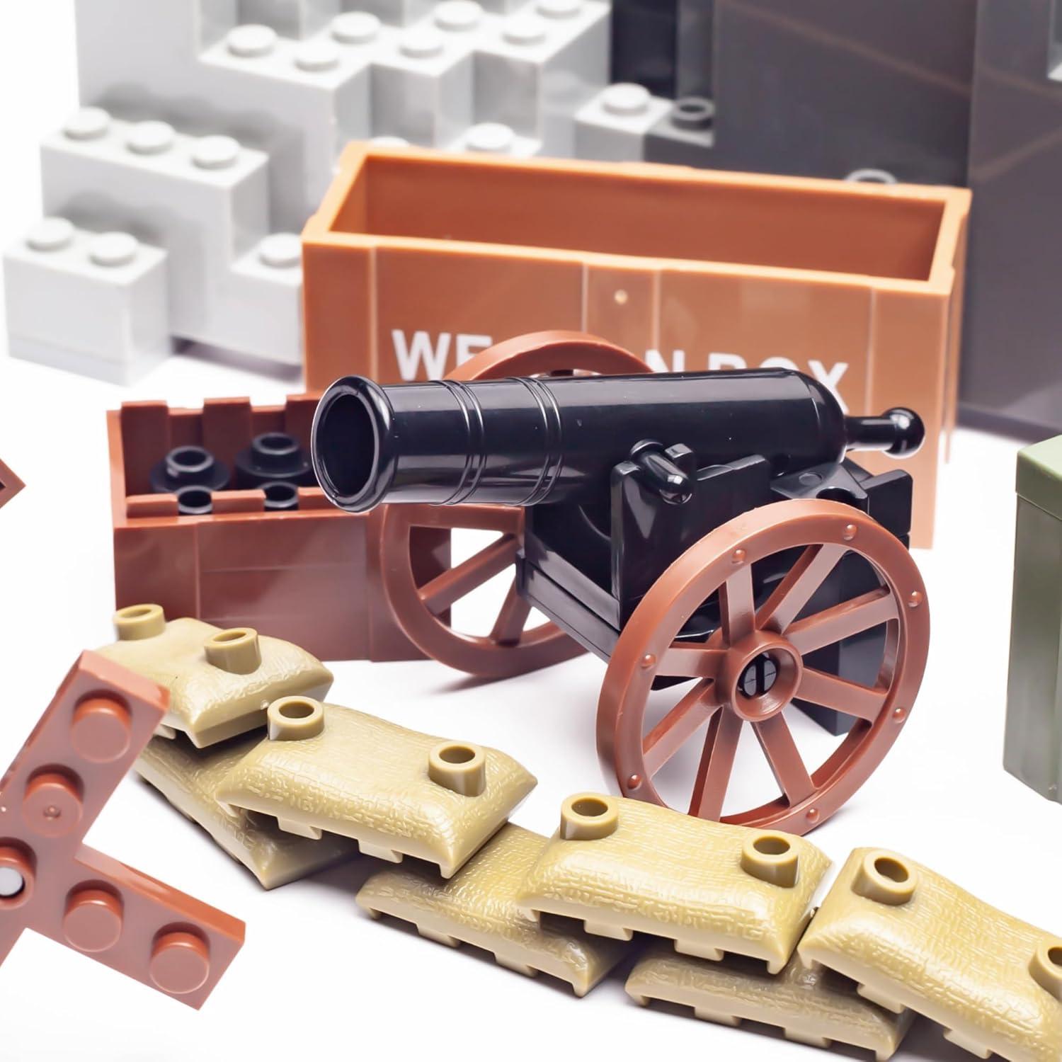 Cañón de Guerra Medieval 2 MaozyHomie Juguete 11,68 cm