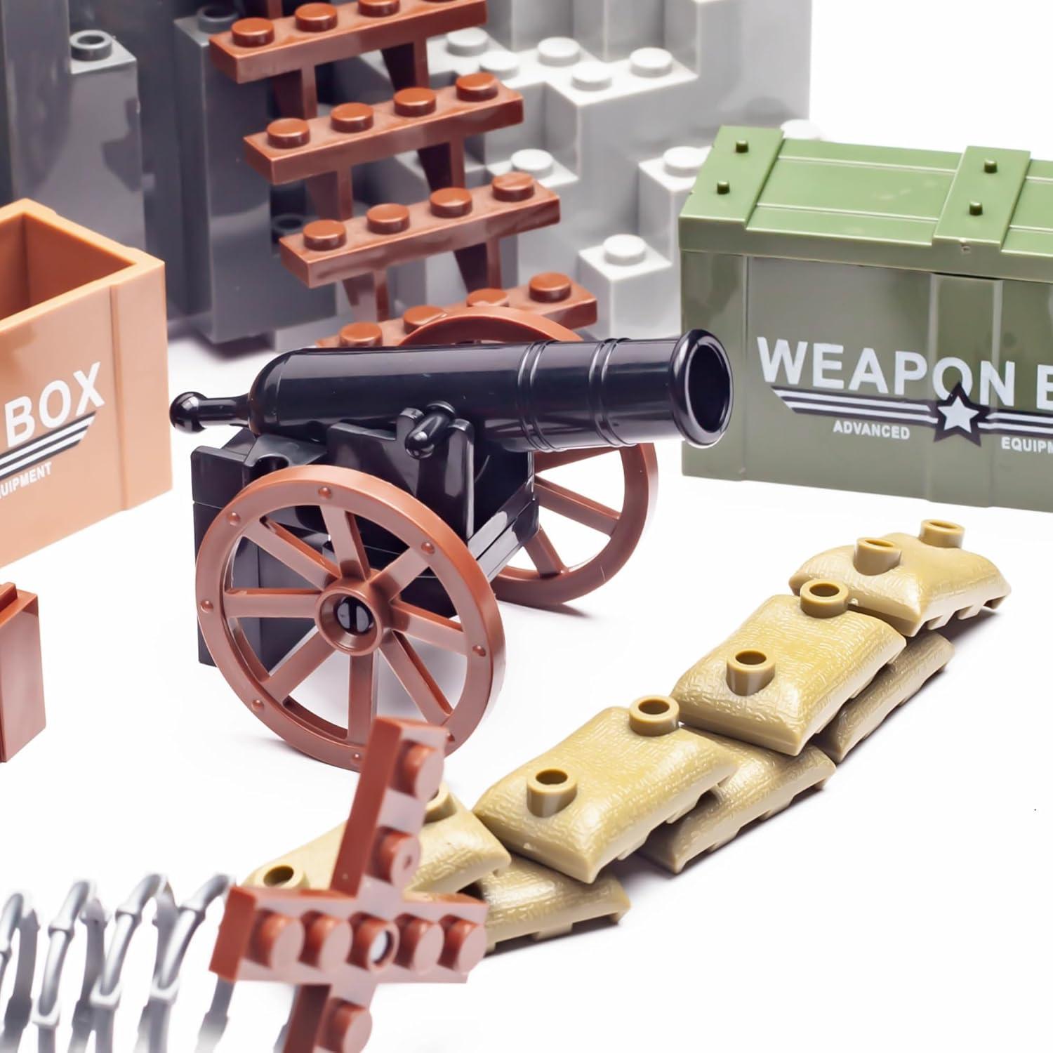 Cañón de Guerra Medieval 2 MaozyHomie Juguete 11,68 cm