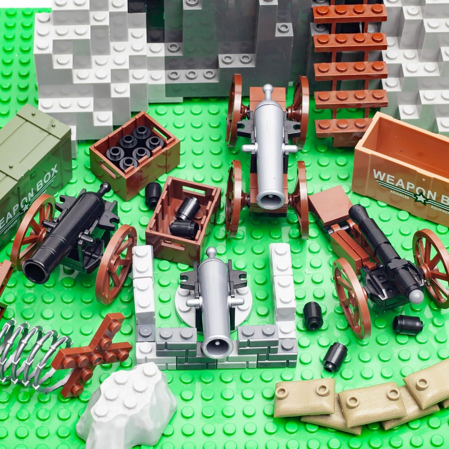 Cañón de Guerra Medieval 2 MaozyHomie Juguete 11,68 cm