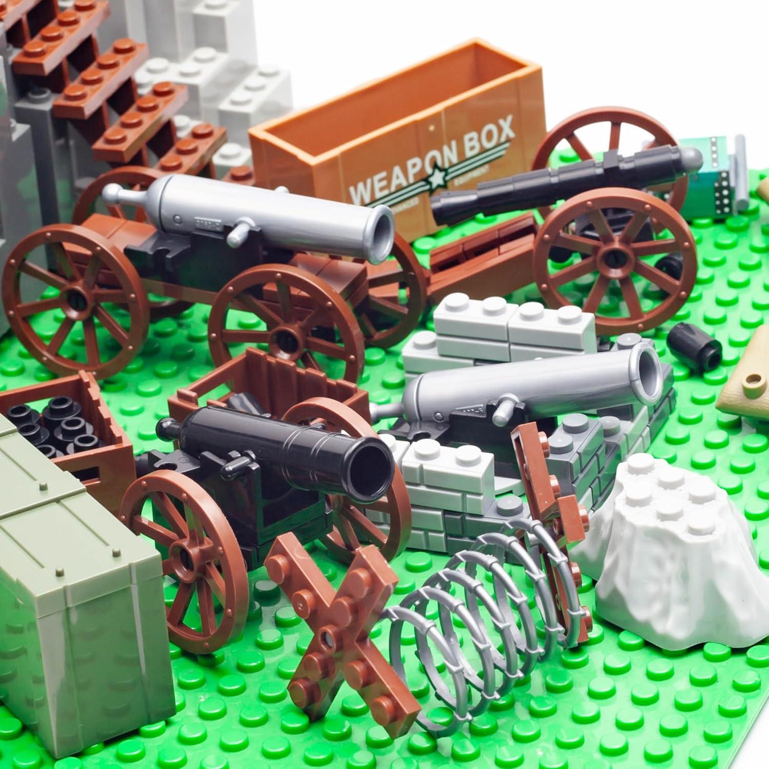 Cañón de Guerra Medieval 2 MaozyHomie Juguete 11,68 cm