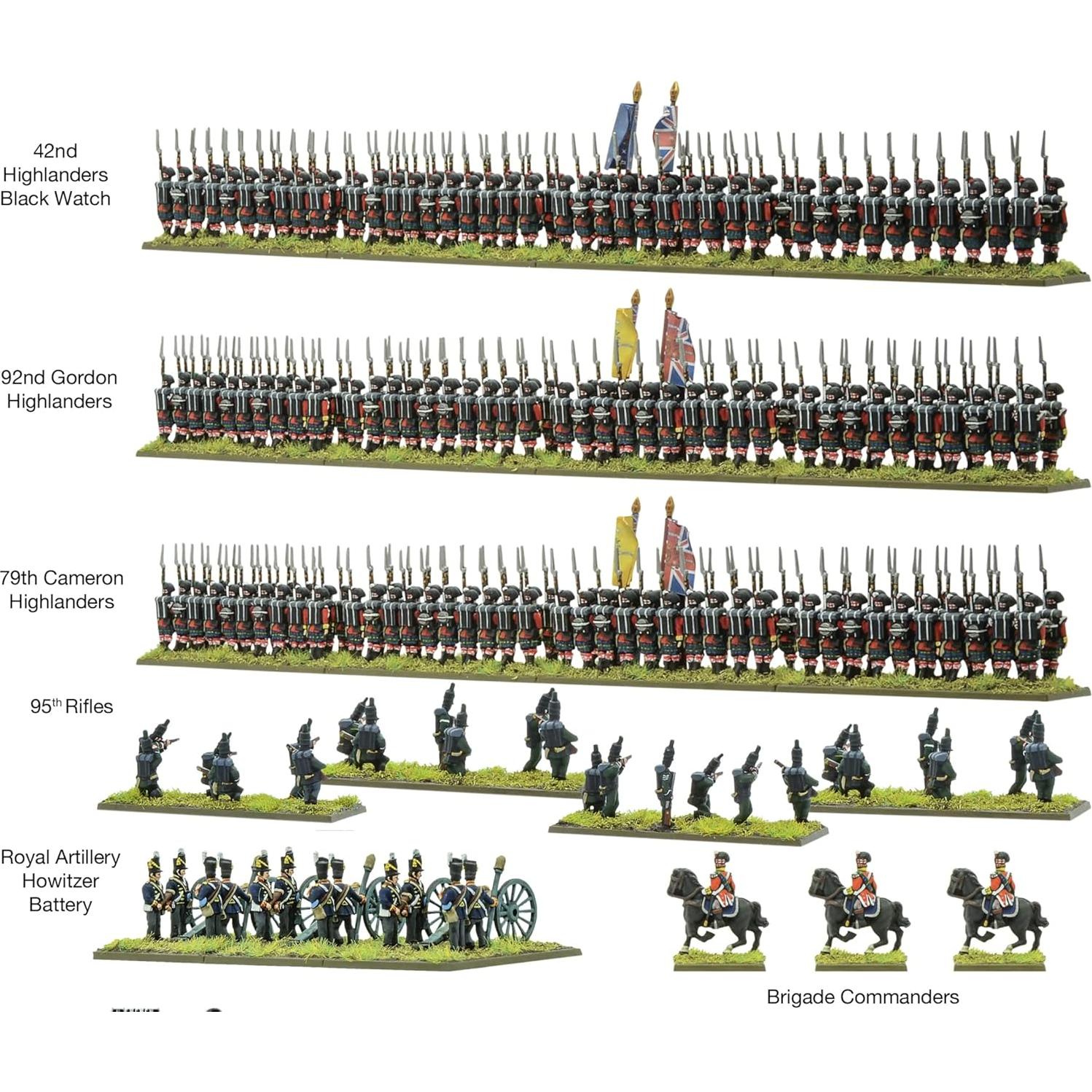 Miniaturas Warlord Games Campaña Waterloo 28mm Pintables