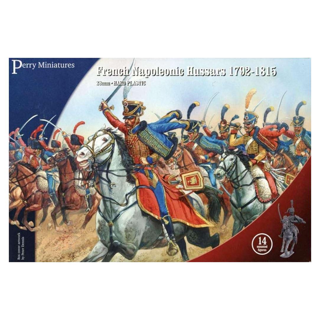 Kit de Soldados Hussares Napoleónicos Franceses 28mm - Miniaturas Perry