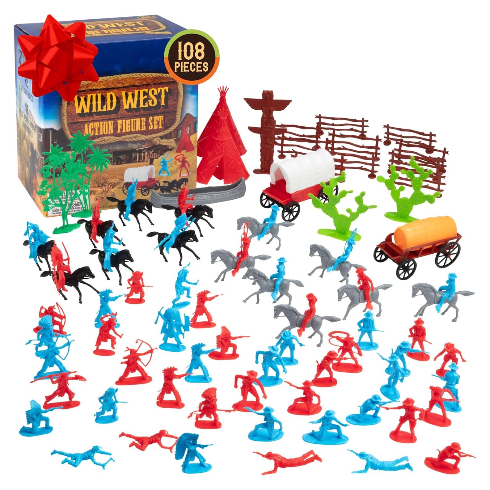 Juego de Figuras de Acción Viejo Oeste SCS Direct 108 Piezas