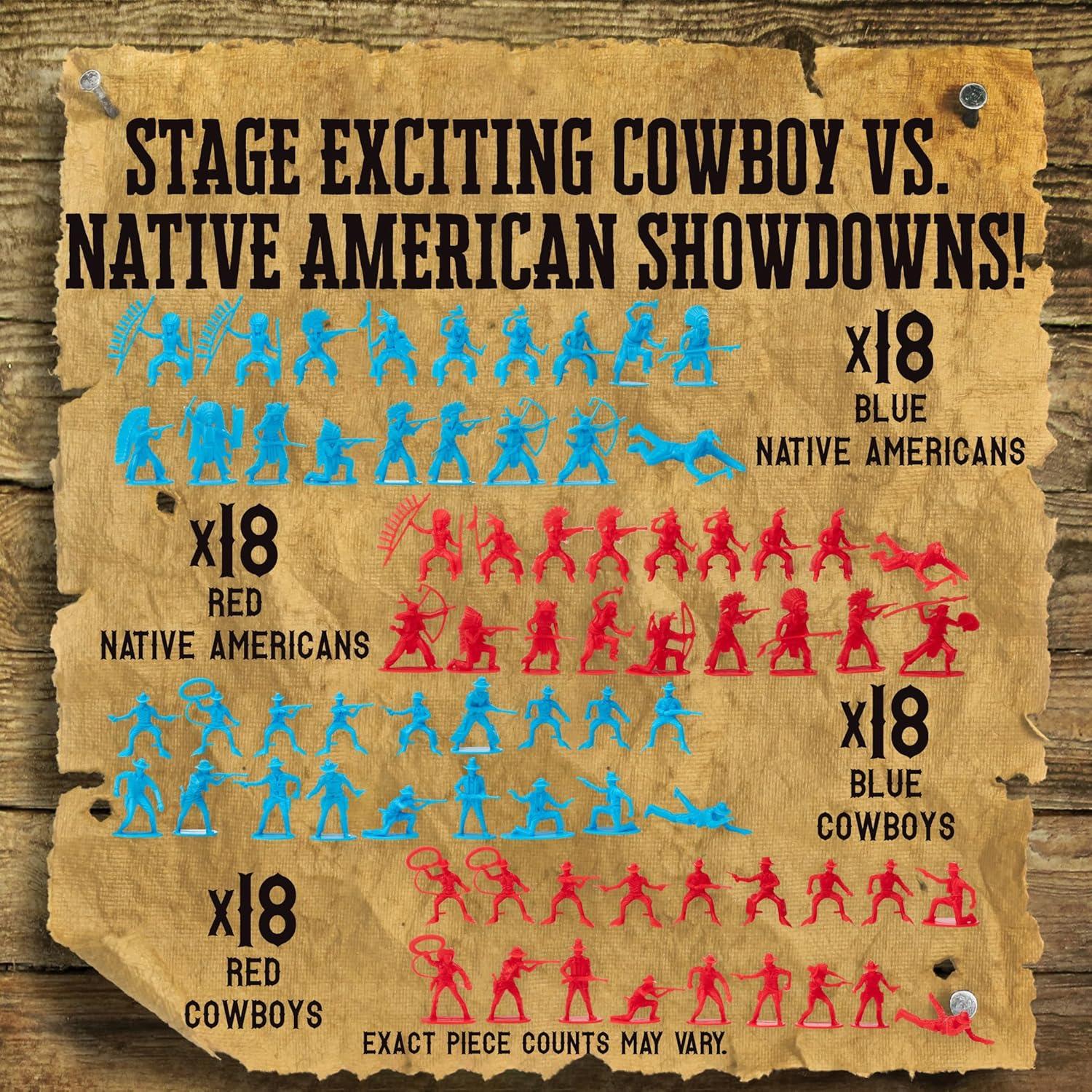 Juego de Figuras de Acción Viejo Oeste SCS Direct 108 Piezas