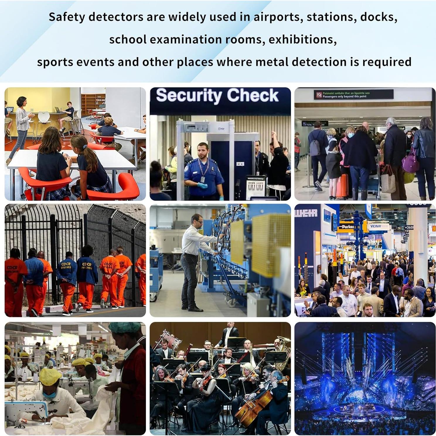 Detector de Metales de Mano Natotinorch Recargable 43cm