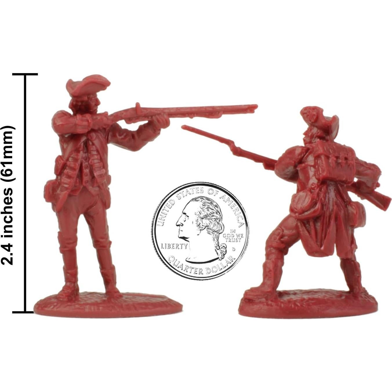 Figuras de Soldados Rojos LOD 1:32 Ejército Británico