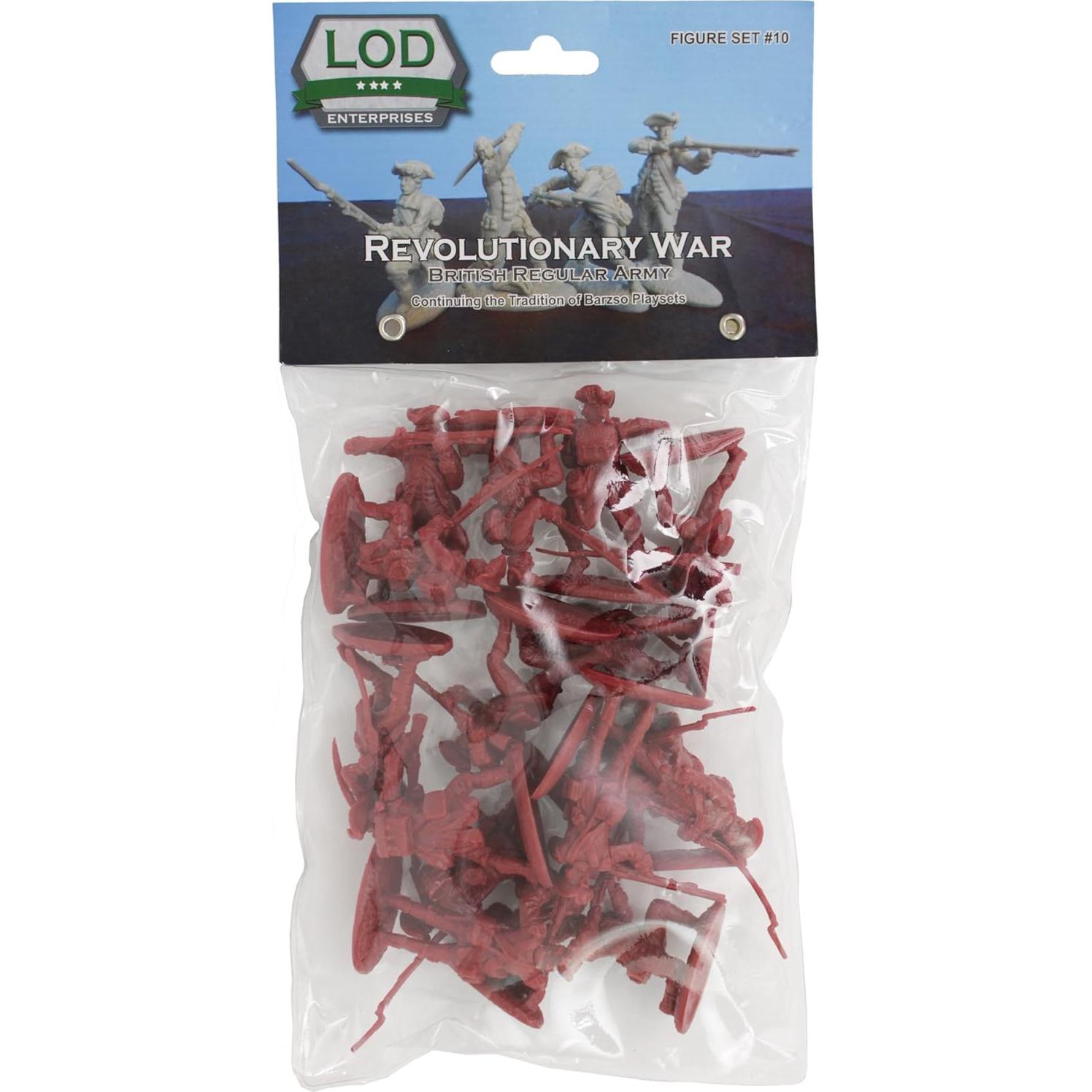 Figuras de Soldados Rojos LOD 1:32 Ejército Británico