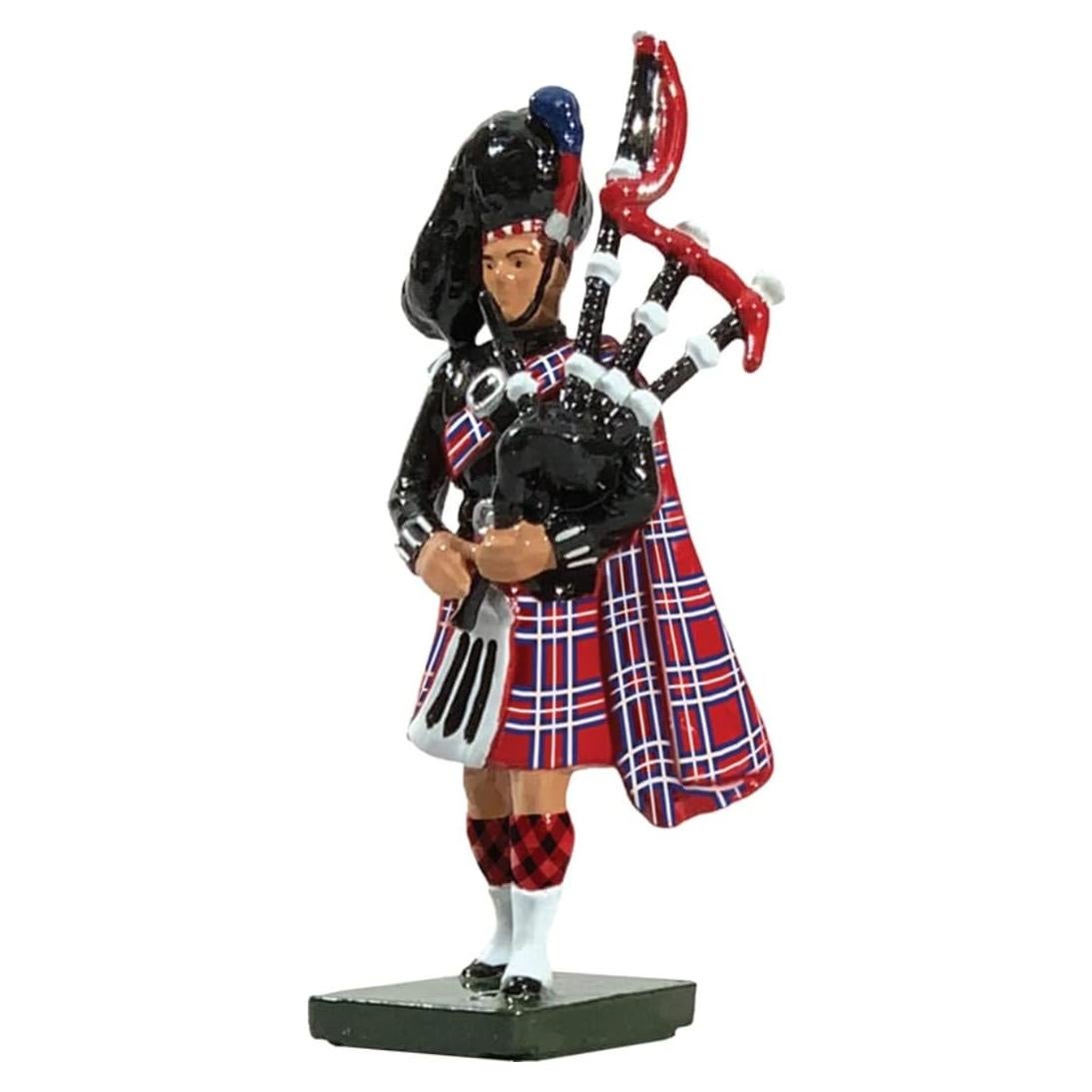 Gaitero Escocés Británico W. Britains 1:32 Metal