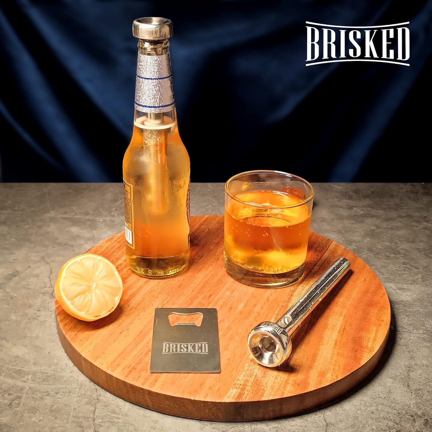 Palos Enfriadores de Cerveza Brisked | Acero Inoxidable | 2 Piezas