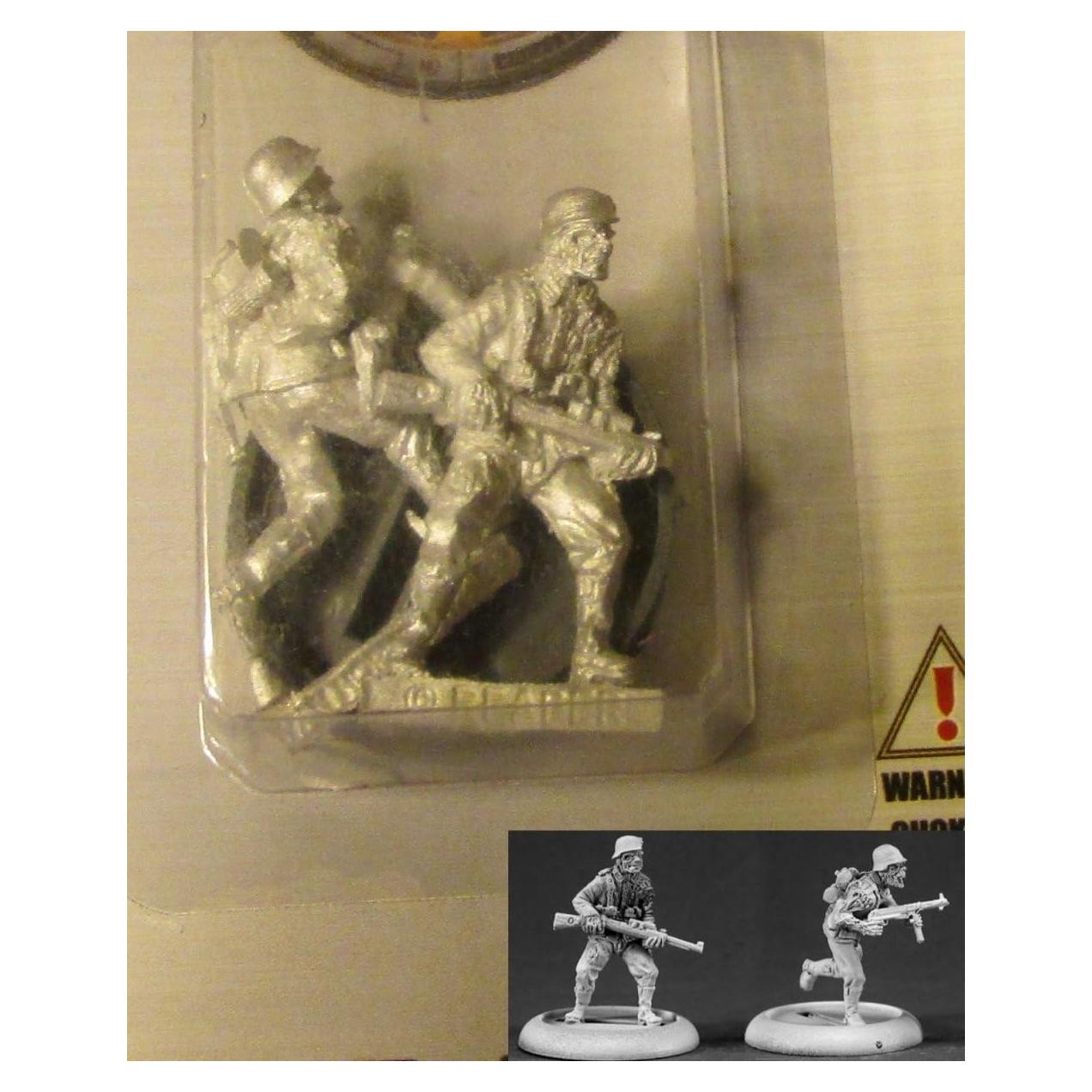 Miniatura Zombis Soldados Alemanes Reaper 25mm Escala