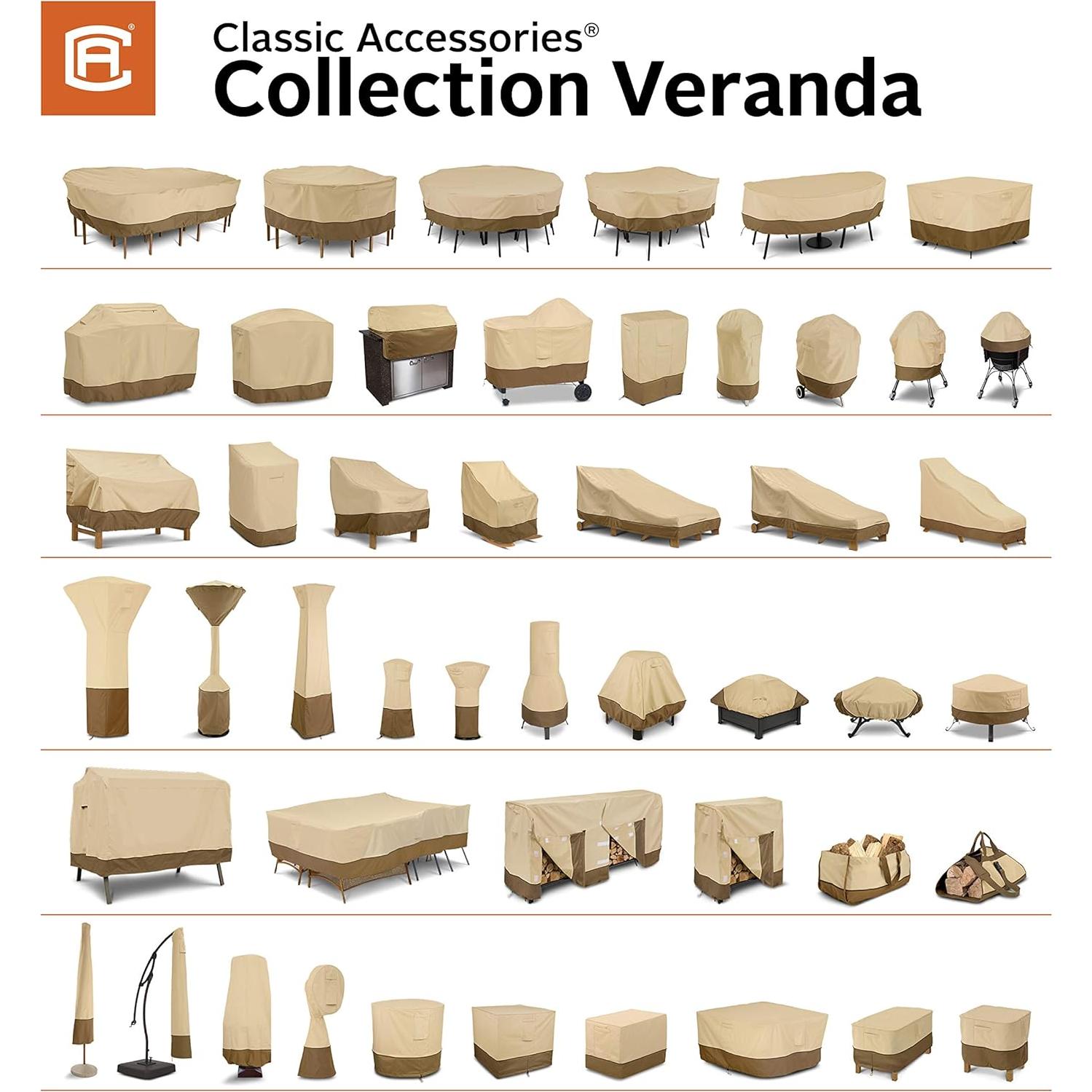 Funda para parrilla Classic Accessories 147 cm resistente al agua