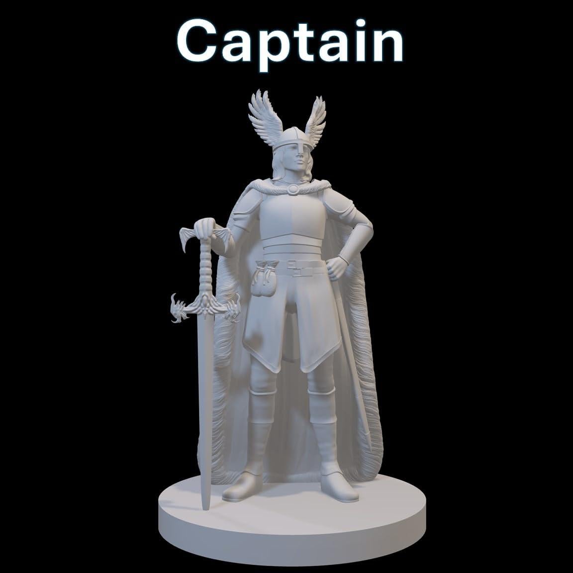 Conjunto de Miniaturas Guardia de la Ciudad 17 Piezas Resina 3D