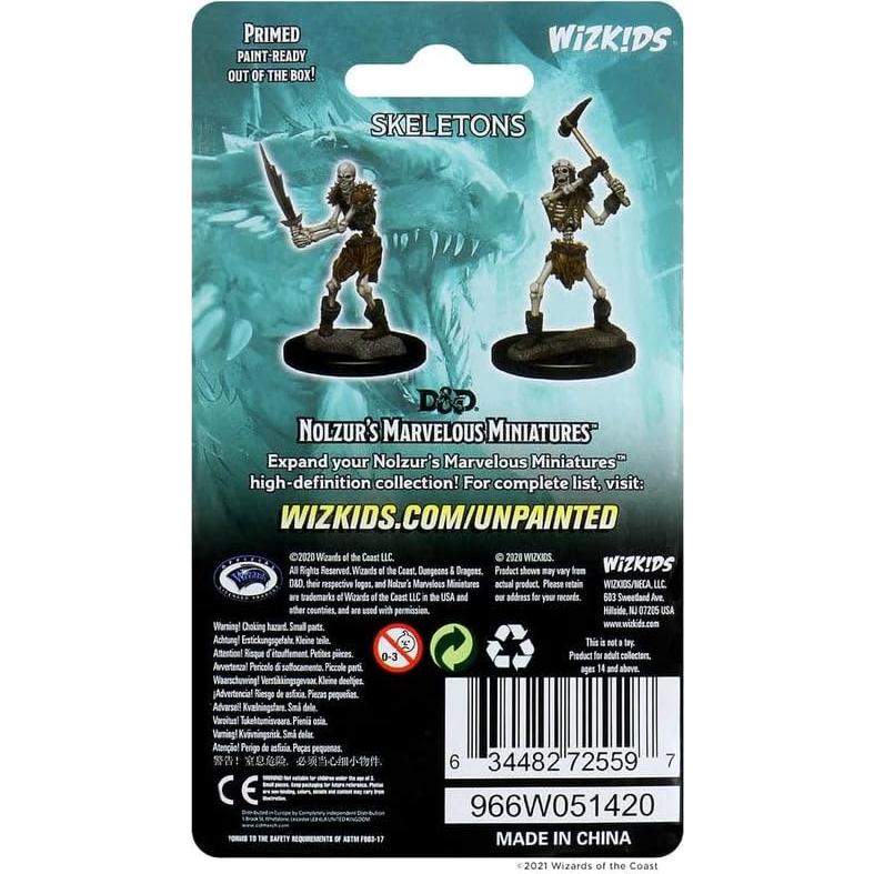 Miniaturas Sin Pintar D&D Nolzur Esqueletos 28mm