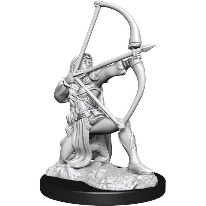 Miniatura Sin Pintar Guerrera Humana WizKids Pathfinder