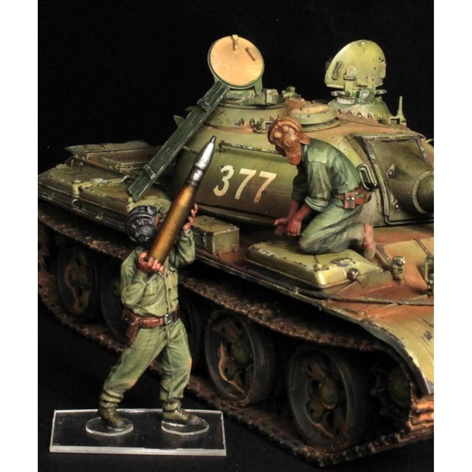 Kit de Resina 1/35 Paracel Miniatures Soldados NVA 5 Piezas
