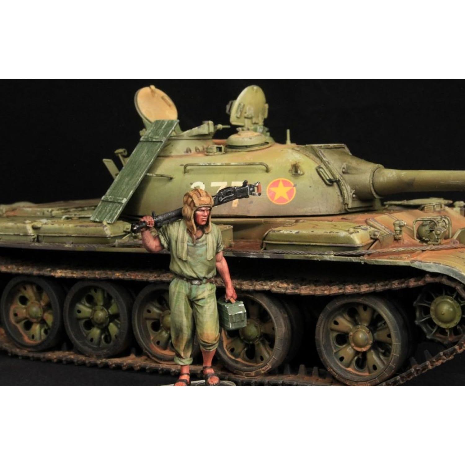 Kit de Resina 1/35 Paracel Miniatures Soldados NVA 5 Piezas