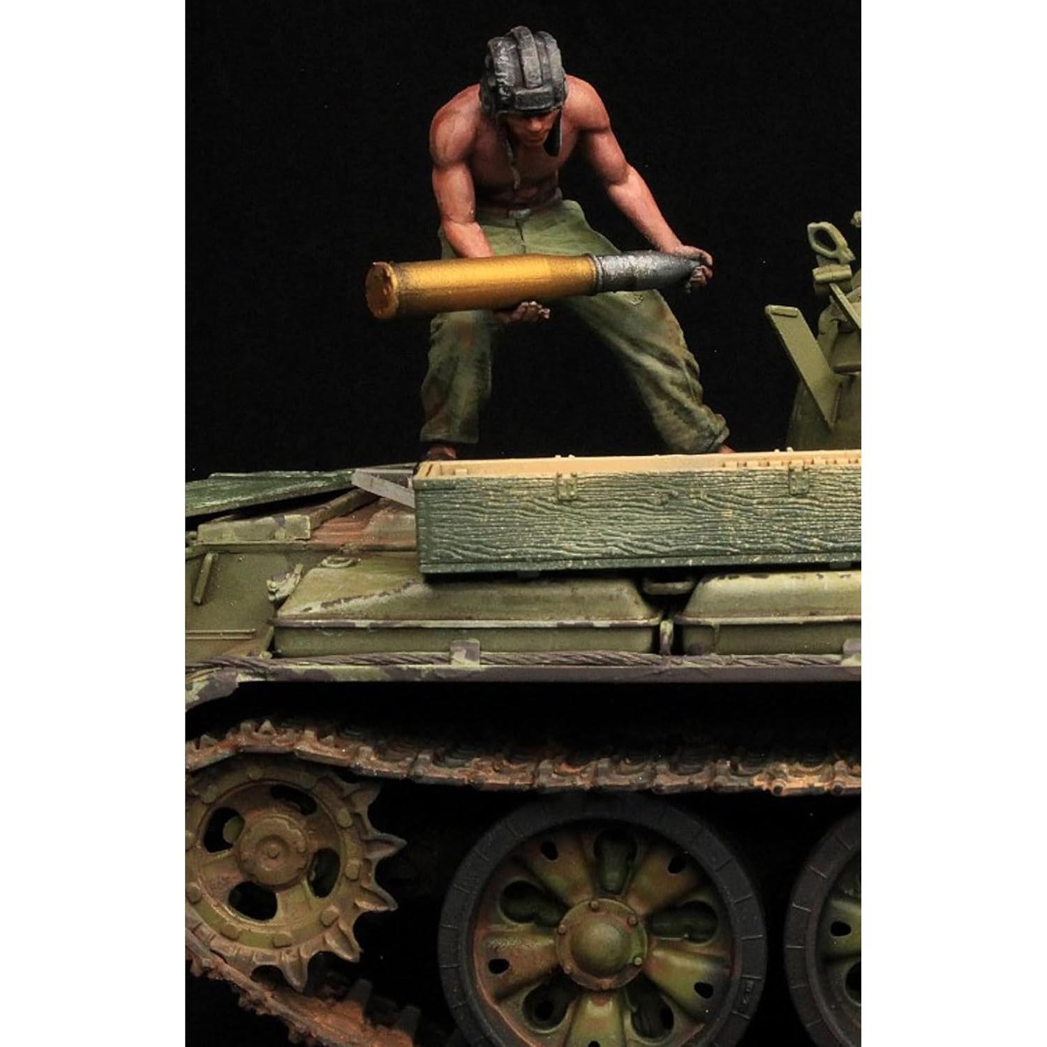 Kit de Resina 1/35 Paracel Miniatures Soldados NVA 5 Piezas