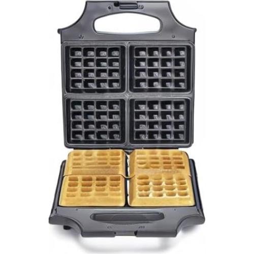 Fabricador de Waffles BELLA 4 Cuadrados Acero Inoxidable 1400W
