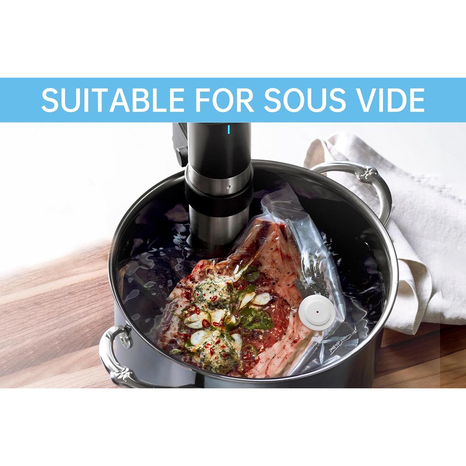 Sellador al vacío TNETCHRY portátil con 22 bolsas reutilizables