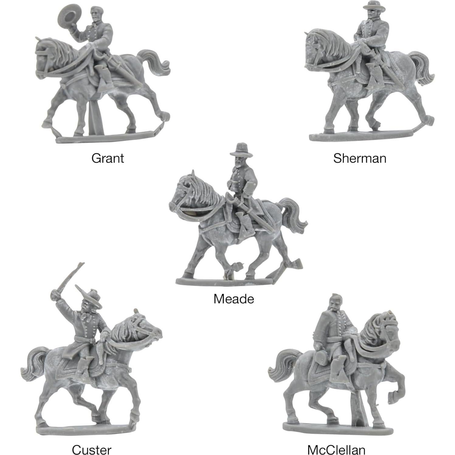 Miniaturas Comandantes Guerra Civil Americana Warlord 28mm