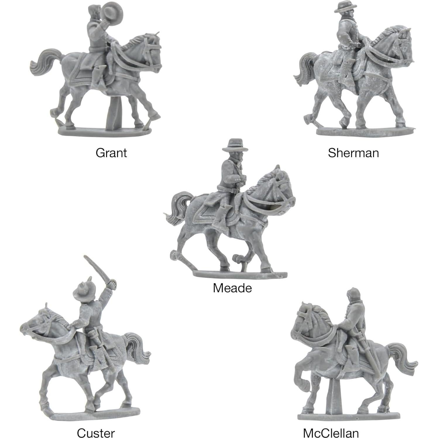 Miniaturas Comandantes Guerra Civil Americana Warlord 28mm