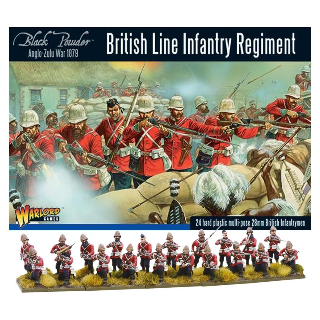 Kit de modelo plástico Regimiento Infantería Británica Warlord 302014601