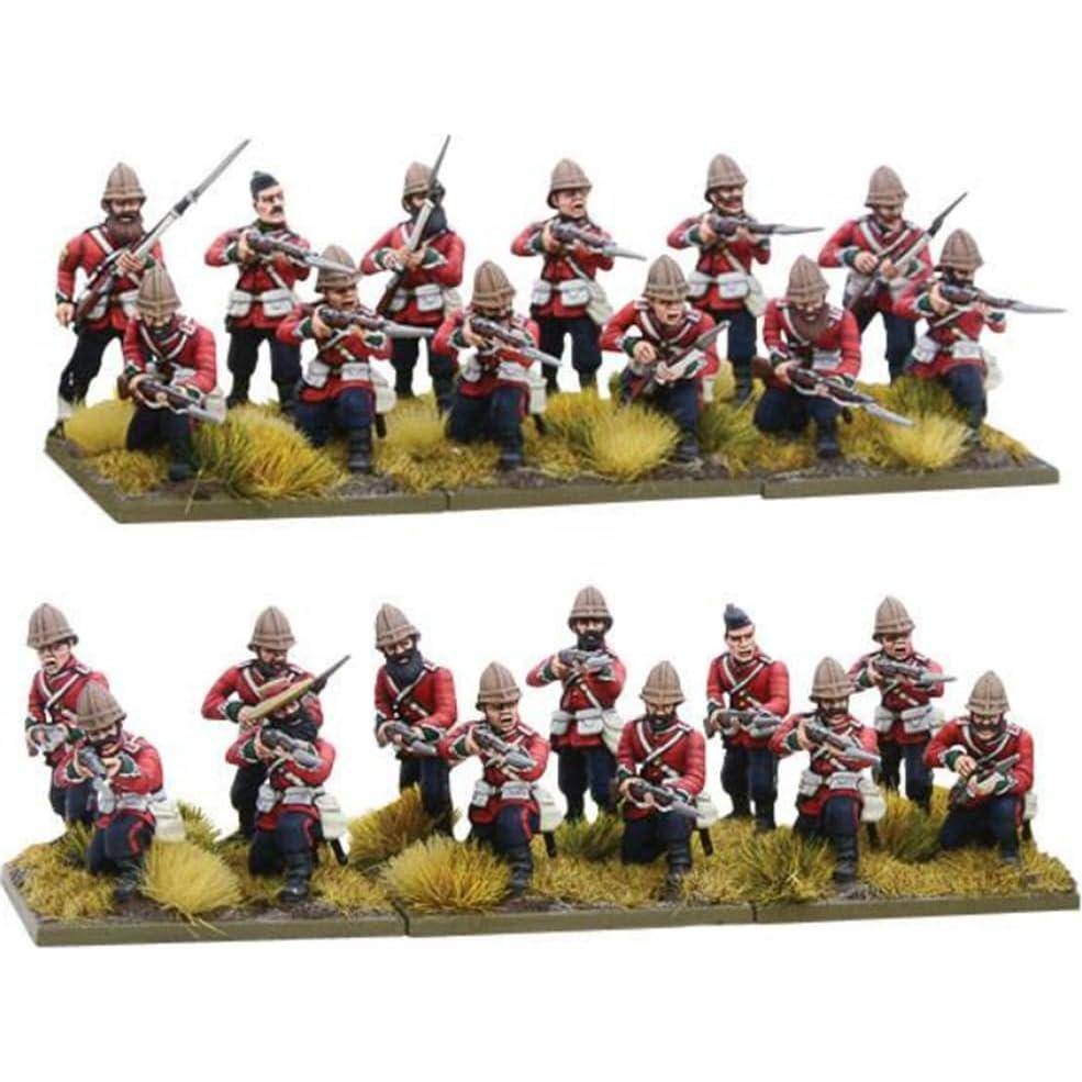 Kit de modelo plástico Regimiento Infantería Británica Warlord 302014601