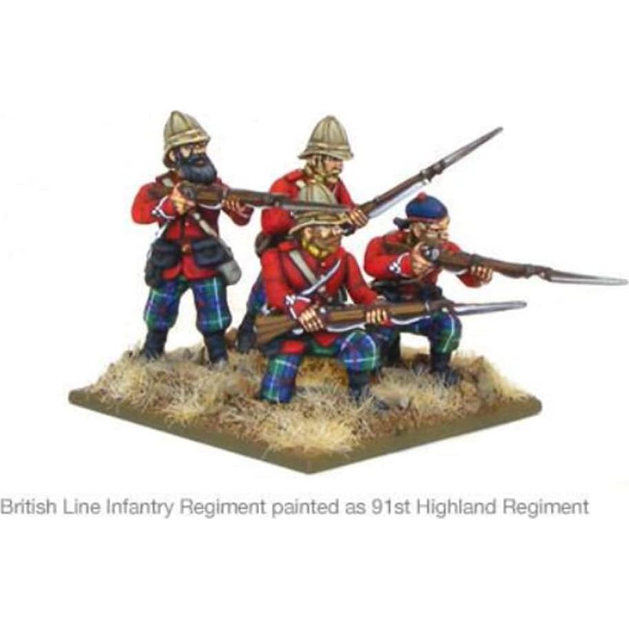 Kit de modelo plástico Regimiento Infantería Británica Warlord 302014601