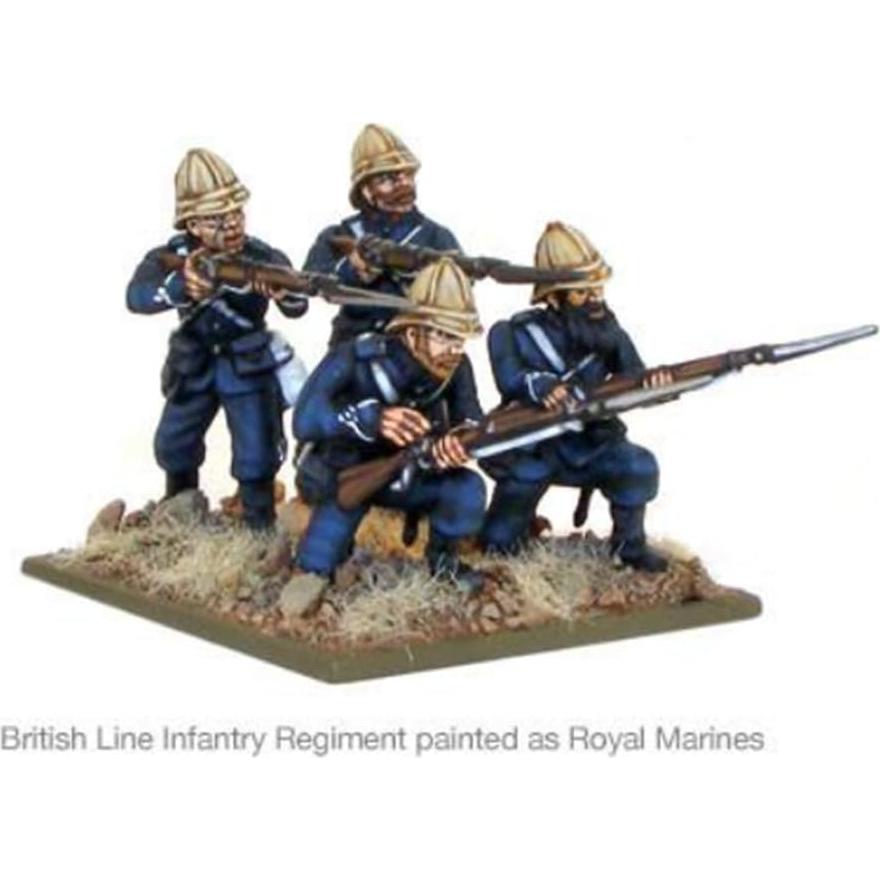Kit de modelo plástico Regimiento Infantería Británica Warlord 302014601