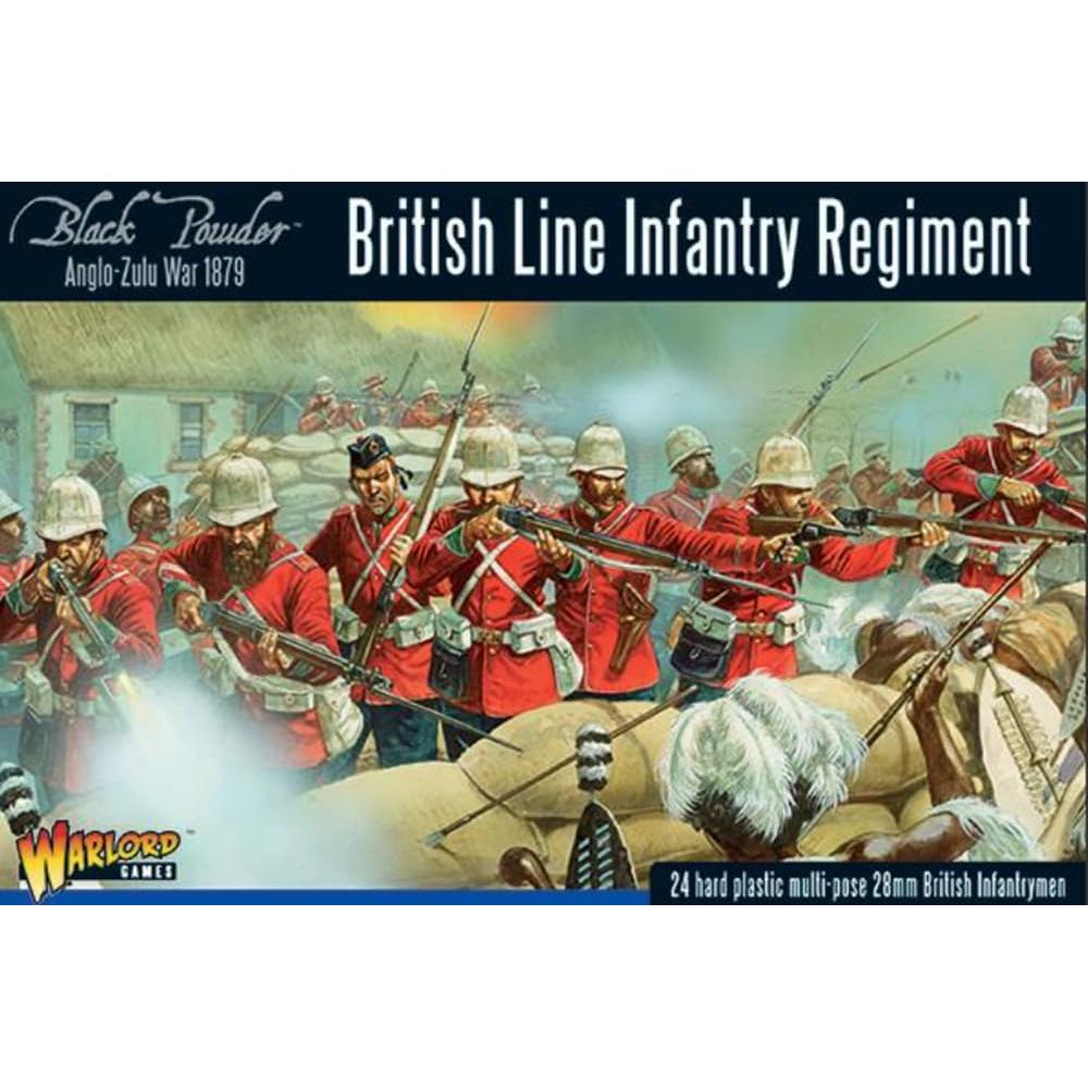 Kit de modelo plástico Regimiento Infantería Británica Warlord 302014601