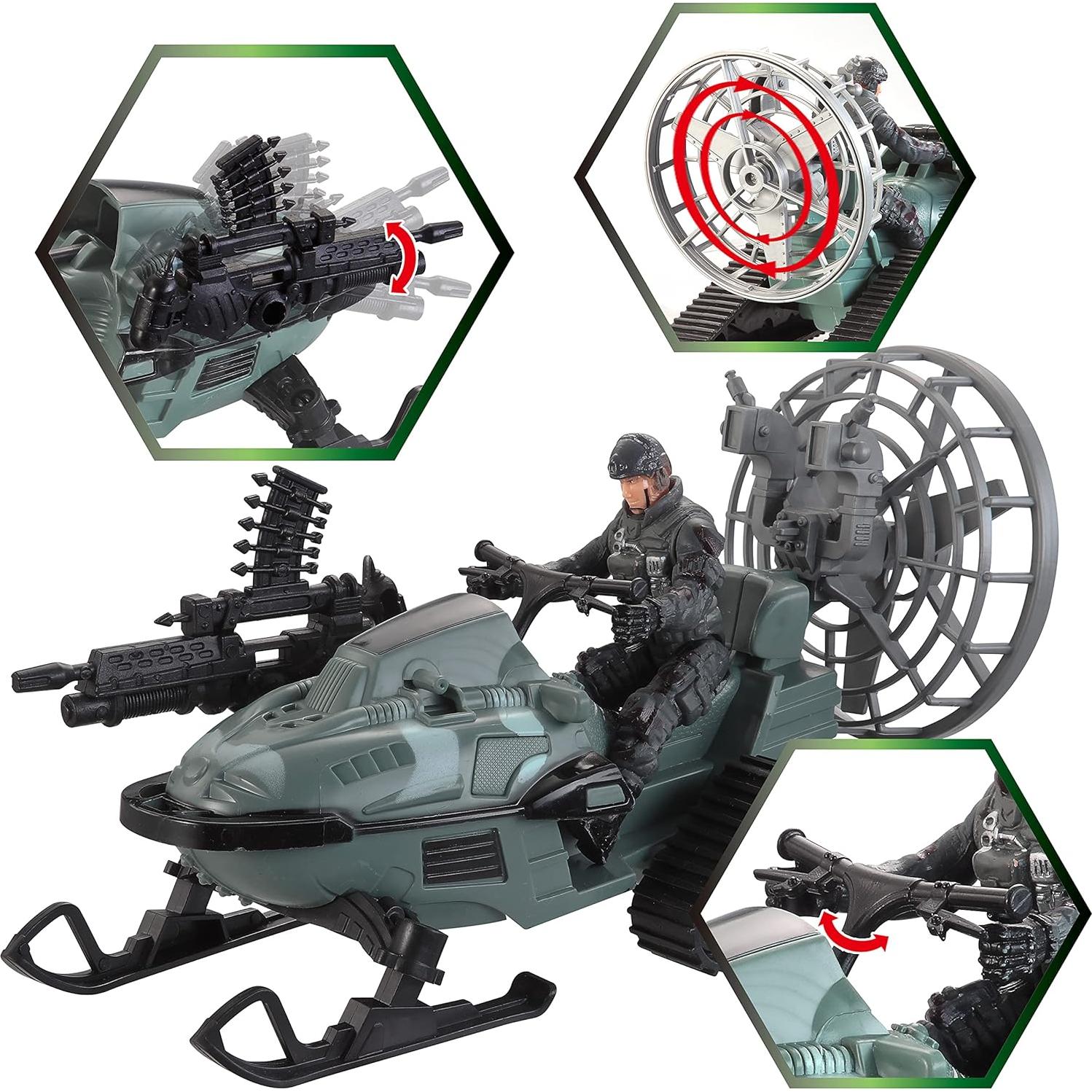 Conjunto de Juguetes Militares JOYIN - Avión, Soldados y Accesorios