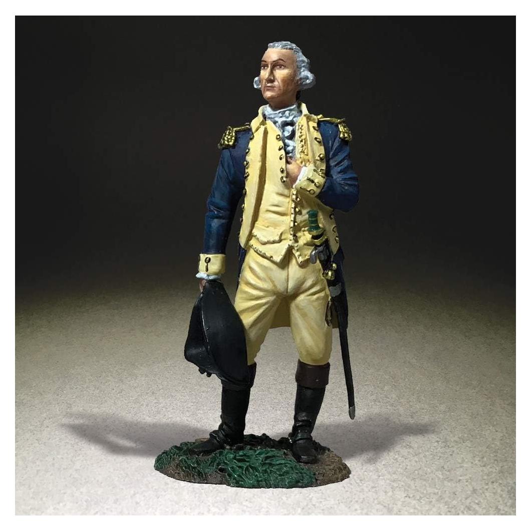 Soldado de Juguete W. Britains George Washington 1:30 Pewter