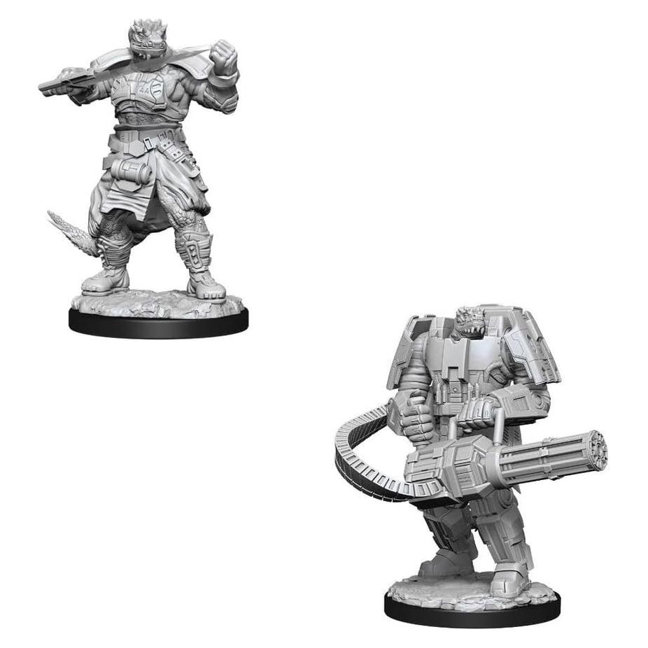 Miniatura Vesk Soldier Starfinder Merch 27.7x40.7x39.7cm