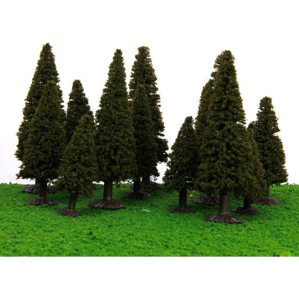 15 Árboles de Cedro Modelo Paisaje Verde Genérico