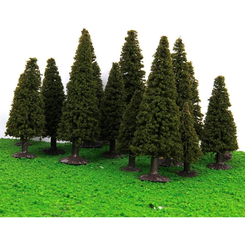 15 Árboles de Cedro Modelo Paisaje Verde Genérico