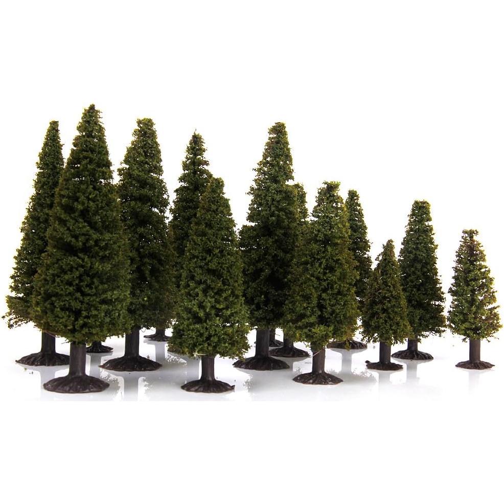 15 Árboles de Cedro Modelo Paisaje Verde Genérico