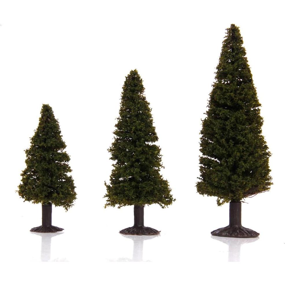 15 Árboles de Cedro Modelo Paisaje Verde Genérico