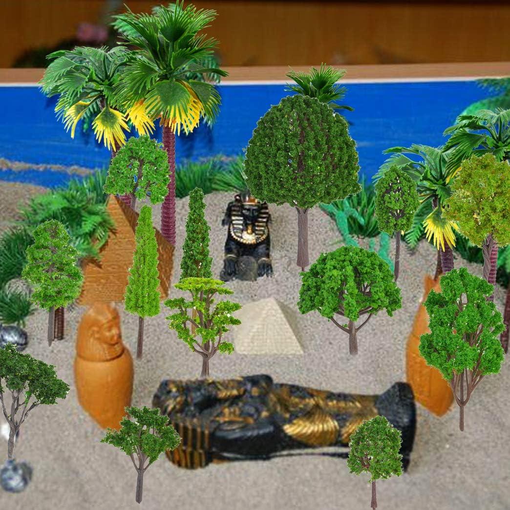 30 Árboles de Modelo Mixto Lee-buty 4-20 cm Decoración