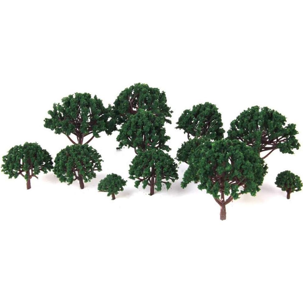 Conjunto 20 Árboles Modelo Paisaje Ferrocarril Angoily
