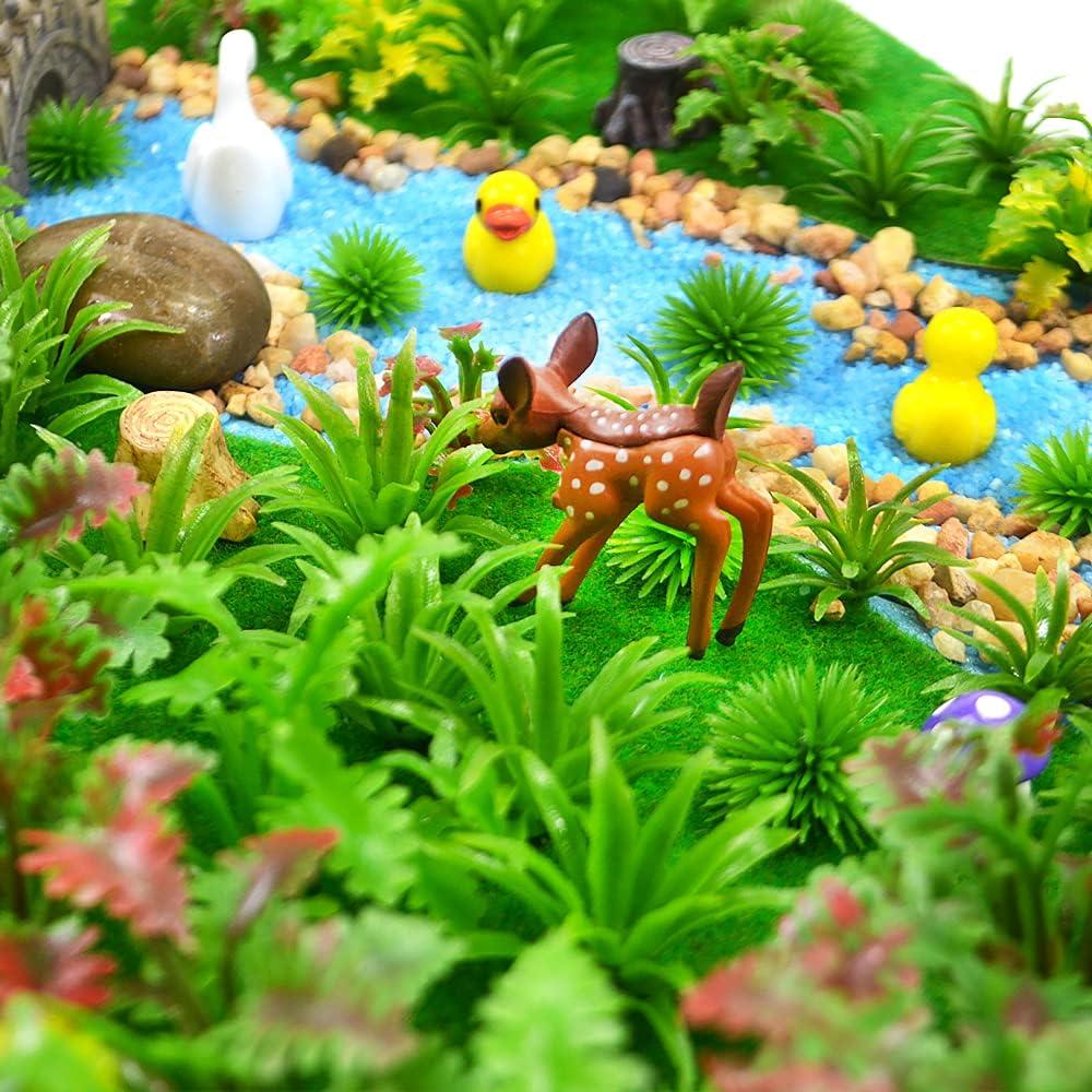 100 Árboles Miniatura MOMOONNON para Diorama y Ferrocarril