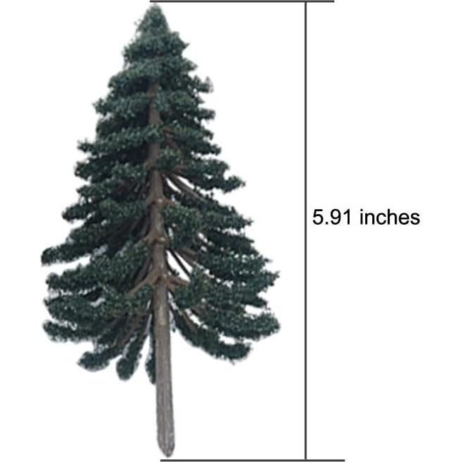 Conjunto Escenografía Tren Hobby AnyBack 14 Árboles Miniatura