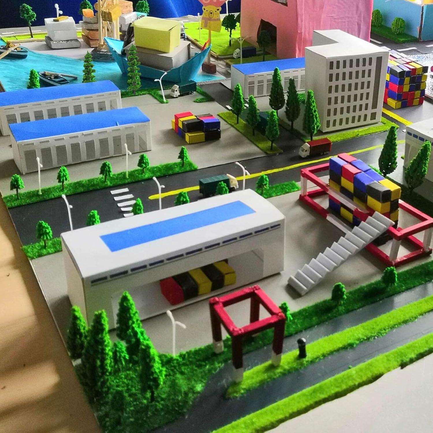 32 Árboles Modelo Mezclados SONICEBUY Escenografía Verde